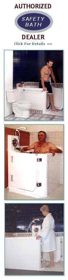 The Safety Bath Walk-In Bathtub will allow you to bathe independently and maintain dignity. Safety Bath is designed to allow ease of access for those unable to bathe in a regular tub, including those with physical challenges, limited mobility or the elderly.
